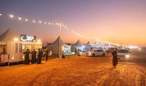 100 % نسبة إشغال خيام المبيت في الصياهد بالتزامن مع إجازة نهاية الأسبوع