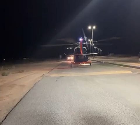 الإسعاف الجوي بالقصيم ينقل مصاباً من محافظة أبانات إلى مستشفى بريدة المركزي 