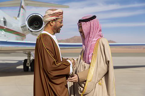 وزير الخارجية الأمير يستقبل بدر بن حمد بن حمود البوسعيدي وزير خارجية سلطنة عُمان


