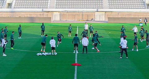 المنتخب السعودي يواجه نظيره اليمني اليوم في خليجي 26