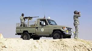 الدوريات البرية لحرس الحدود