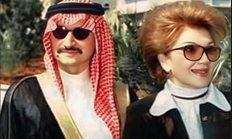 الأمير الوليد بن طلال ينعى والدته الأميرة منى رياض الصلح 