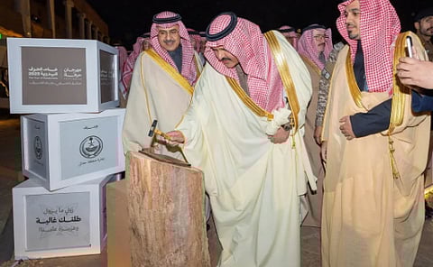 أمير حائل يدشّن "مهرجان حرفة" احتفالاً بعام الحرف اليدوية