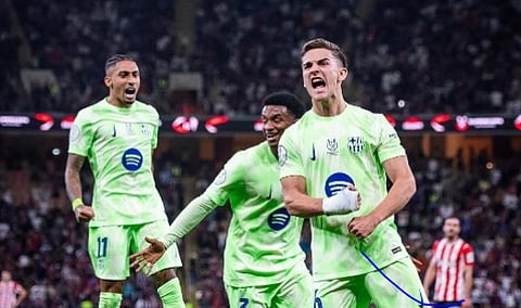 برشلونة يُقصي أتلتيك بيلباو ويتأهل لنهائي كأس السوبر الإسباني