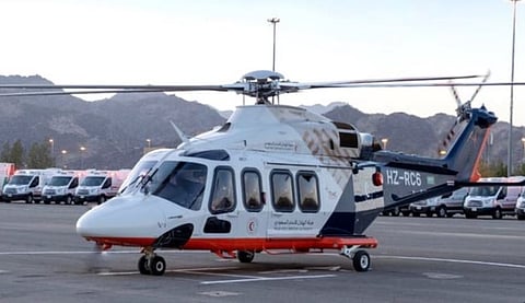 الإسعاف الجوي بالقصيم ينقل مريضًا بالسكتة الدماغية إلى مستشفى بريدة المركزي