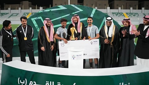 جامعة الأمير سطام بن عبدالعزيز تتوج بطلًا لكأس بطولة الجامعات فئة "ب"