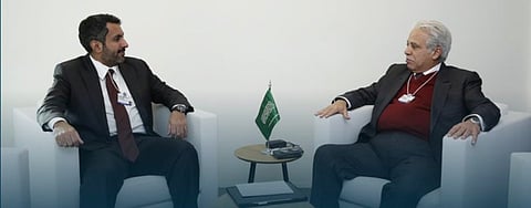 وزير التجارة يلتقي نظيره القطري ومسؤولي شركات عالمية في دافوس