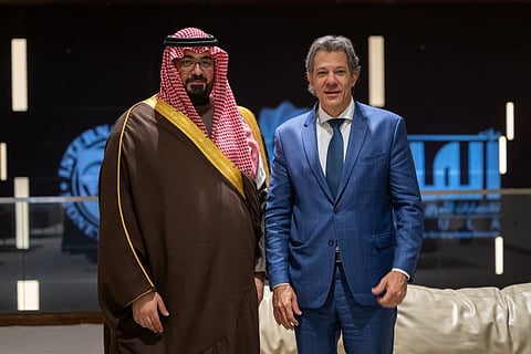 وزير الاقتصاد يبحث تعزيز التعاون المشترك مع نظيره البرازيلي

