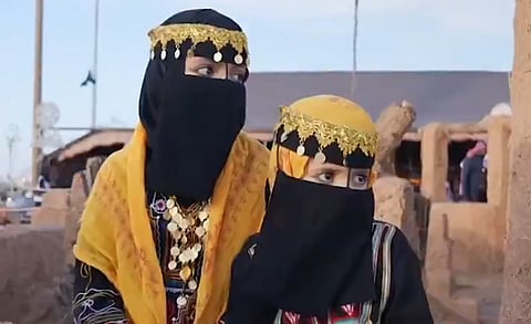 إطلالات البراءة تبهر المحتفلين بيوم التأسيس في الرس