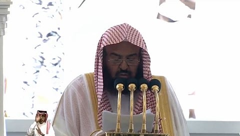 «السديس» في خطبة الجمعة: هذه الأيام المباركة فرصة لمراجعة النفس ونبذ الخلافات والفُرقة