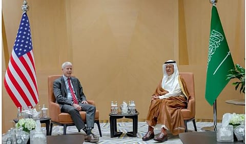 وزير الطاقة يبحث فرص التعاون وتعزيز العمل البحثي المشترك مع نظيره الأمريكي