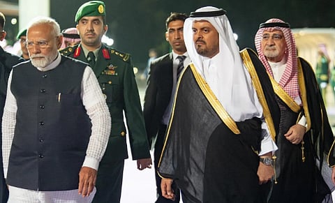 رئيس وزراء الهند يغادر جدة