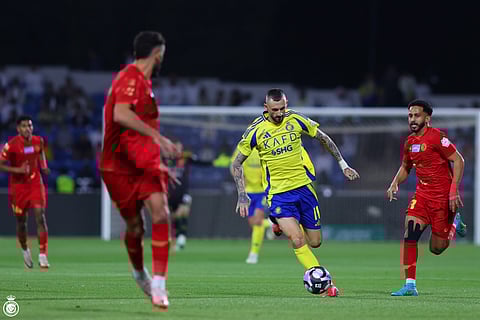 النصر ضد ضمك