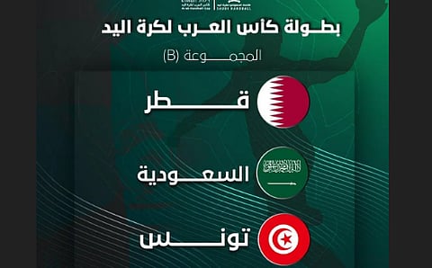 قرعة كأس العرب لكرة اليد تضع المنتخب السعودي في المجموعة الثانية