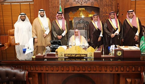 مفتي عام المملكة يستقبل رئيس المركز الوطني للمنشآت العائلية