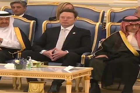 بالفيديو.. الملياردير إيلون ماسك في قصر اليمامة ضمن الوفد الرسمي للرئيس الأمريكي ترامب 