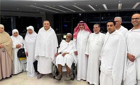 السفير «الحصيني» يودّع ضيوف برنامج خادم الحرمين الشريفين من حجاج مصر   
