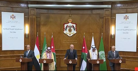وزير الخارجية البحريني يوجه الشكر للمملكة على تنظيم مؤتمر السلام الدولي في نيويورك هذا الشهر بشأن غزة