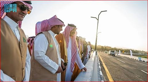 أمير منطقة حائل يفتتح مشروع جسر السمراء