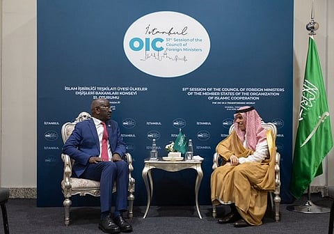وزير الخارجية يبحث مع نظيره الموريتاني المستجدات الإقليمية والدولية 