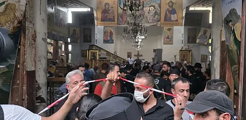 سوريا: تنظيم داعش يقف وراء الهجوم على كنيسة  مار إلياس بدمشق