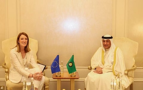 الأمين العام لمجلس التعاون يبحث مع رئيسة البرلمان الأوروبي آخر المستجدات في المنطقة 