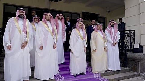 بالفيديو.. وزير الخارجية يفتتح المبنى الجديد لسفارة المملكة في موسكو