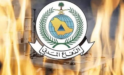 الدفاع المدني بالقصيم يخمد حريقًا في غرفة بسطح مبنى