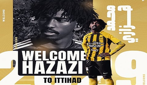 الاتحاد يعلن تعاقده رسميًا مع محمد هزازي قادمًا من النصر