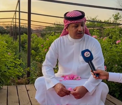 عاشق الجمال.. مزارع يمضي 20 عامًا في زراعة النباتات العطرية