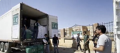 «إغاثي الملك سلمان» يقدم مساعدات عاجلة لـ3400 عائلة نازحة من السويداء  