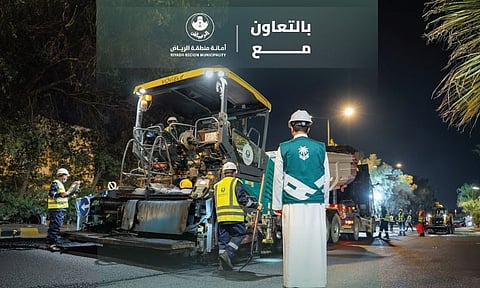 «العامة للطرق» تستخدم نتاج هدم المباني في طرق الرياض