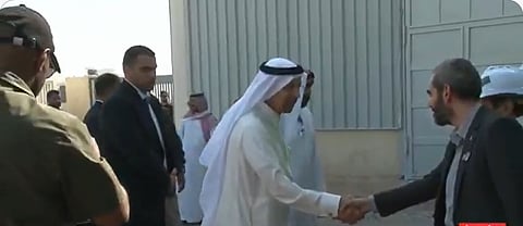 وزير الاستثمار يدشن مصنع الأسمنت في عدرا