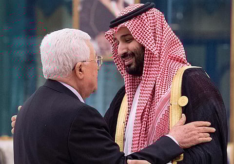 ولي العهد والرئيس الفلسطيني