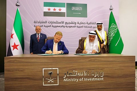 المملكة توقع مع سوريا اتفاقية لتشجيع وحماية الاستثمار
