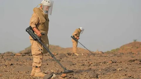 "مسام" ينزع 915 لغمًا من الأراضي اليمنية خلال أسبوع