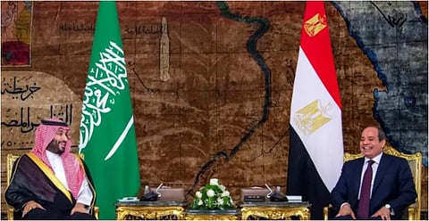 الرئيس المصري يزور المملكة اليوم للقاء ولي العهد 