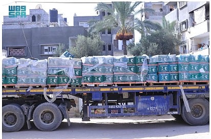 مقدمة من «سلمان الإغاثي».. قافلة إغاثية سعودية جديدة تصل إلى قطاع غزة 