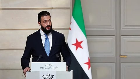 الرئيس السوري أحمد الشرع (أرشيفية)
