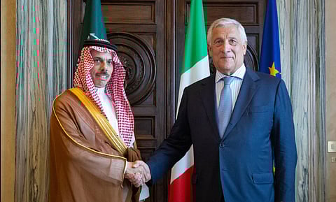 المملكة وإيطاليا تدعوان لوقف فوري للحرب في غزة وتؤكدان رفض التهجير

