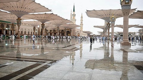 أمطار على المدينة المنورة