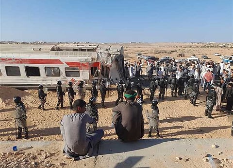 مصر: وفيات وعشرات المصابين في حادث انقلاب قطار مطروح

