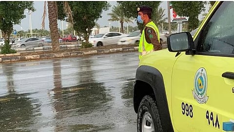 الدفاع المدني: استمرار هطول الأمطار الرعدية على بعض المناطق حتى الخميس المقبل