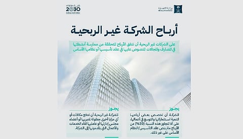 وزارة التجارة توضّح آلية إنفاق أرباح الشركات غير الربحية