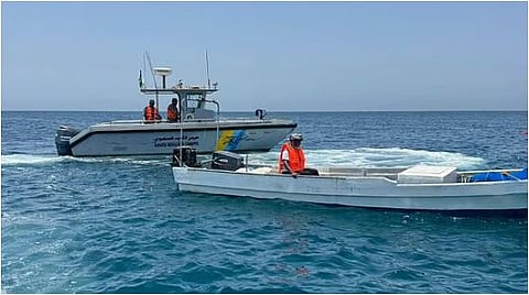 حرس الحدود بتبوك يضبط مخالفًا للائحة الأمن والسلامة لمزاولي الأنشطة البحرية 