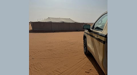 ضبط مواطن لارتكابه مخالفة التخييم في محمية الملك عبدالعزيز الملكية