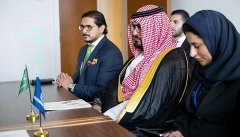 "الإبراهيم" يجتمع مع رئيس البنك الدولي ويناقشان آخر التطورات الاقتصادية الإقليمية والعالمية