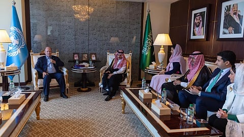 وزير الخارجية يلتقي السيناتور الأمريكي بيتر ويلش وكريس كونز في نيويورك