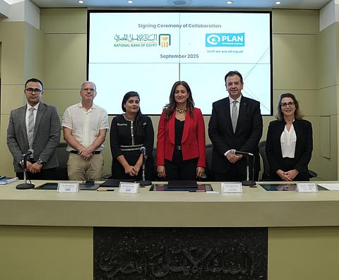 البنك الأهلي المصري يوقع بروتوكول تعاون مع بلان إنترناشونال