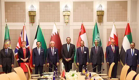 بيان «خليجي _ بريطاني» يشيد بنجاح المؤتمر الدولي لتطبيق حل الدولتين